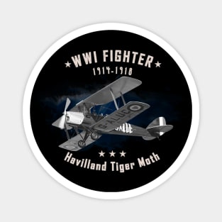 Havilland Tiger Moth WWI Fighter aircraft Magnet